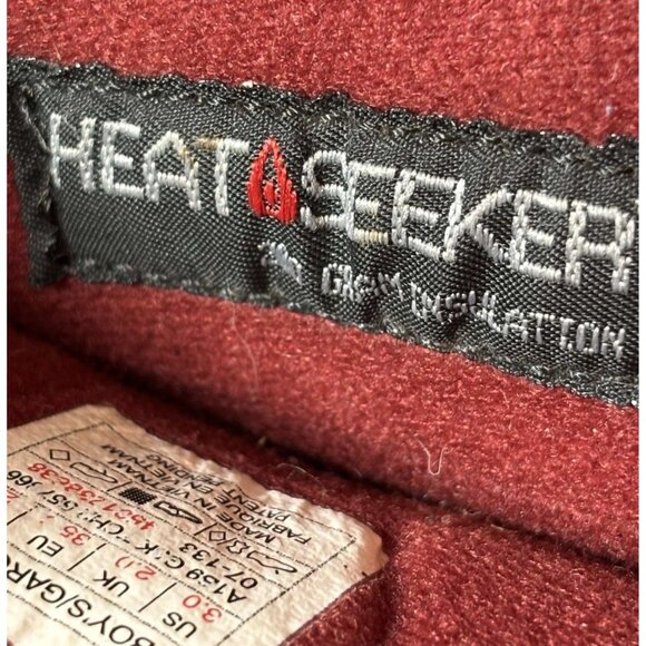 The North Face Boys Heatseeker Insulated Waterproof Winter Boots Red/Black - 3 - Picture 6 of 9